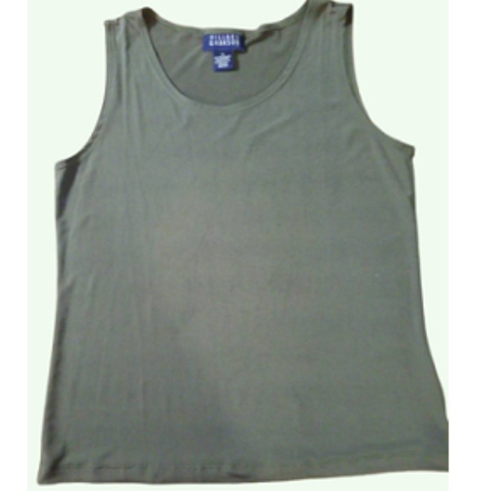 Hillard & Hanson Women's Sleeveless Top     Green     Size Medium